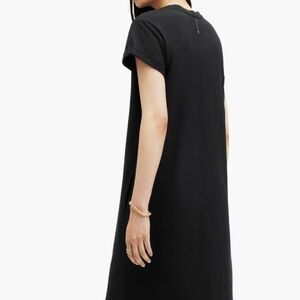 All Saints Black Sleeveless Halter Maxi Dress